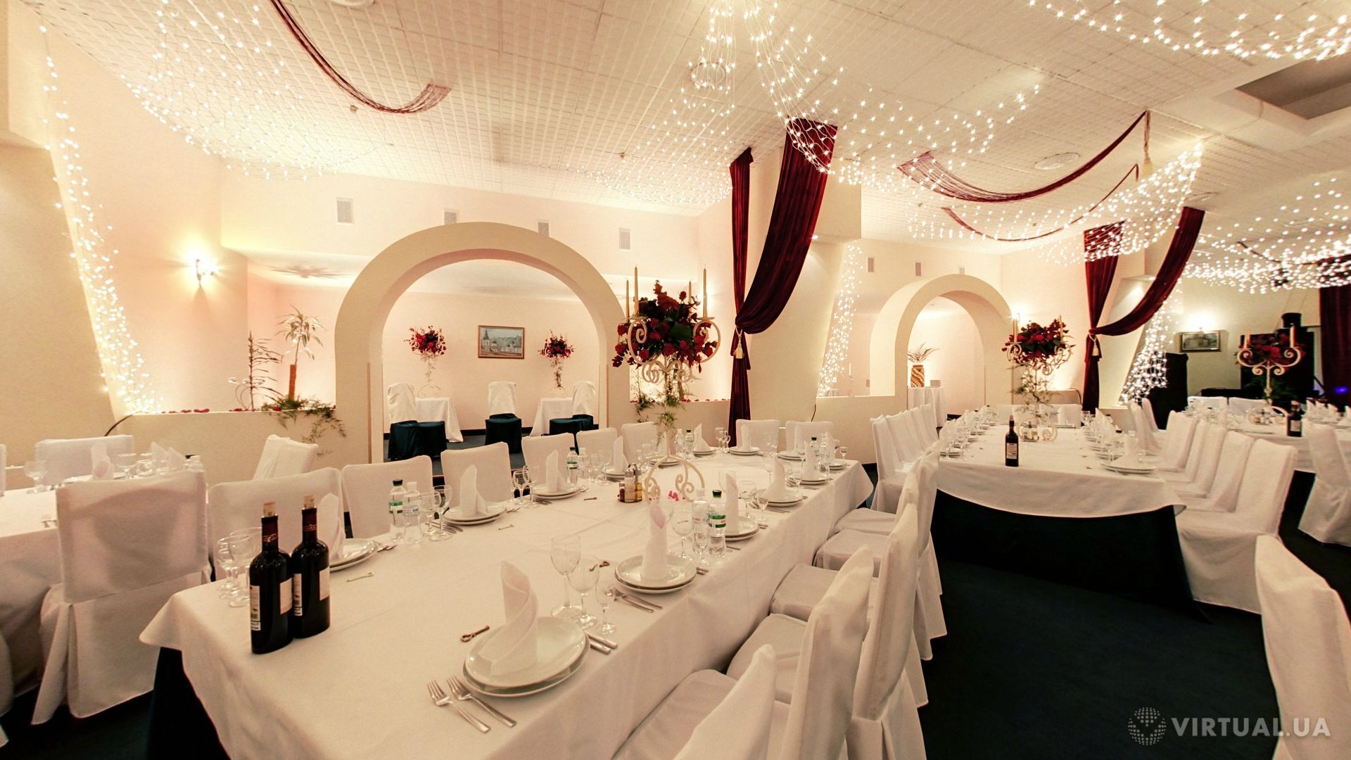 Banquet hall in Dnister Premier Hotel, photo